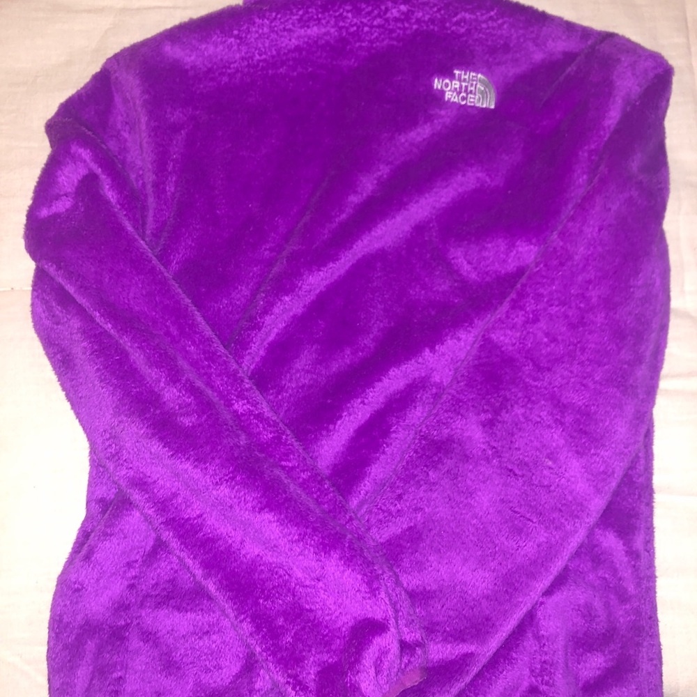 North face furry jacket (purple)